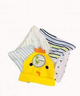 Cute duck themed Baby cap set 1