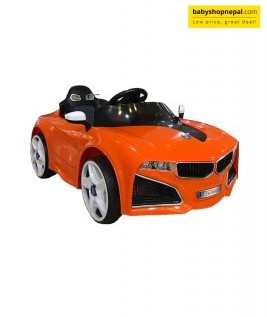Battery Operated Ride On Car (Orange) 1