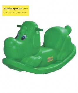 Green Plastic Puppy Ride On Toy 1