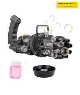 Electric bubble gun with bubble