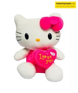 Hello Kitty I love you theme soft toy-2
