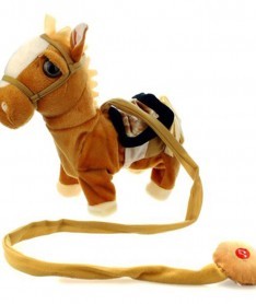 Walking And Dancing Horse Toy With Leash 1