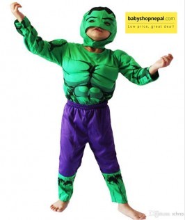 Hulk Costume for Kids-1