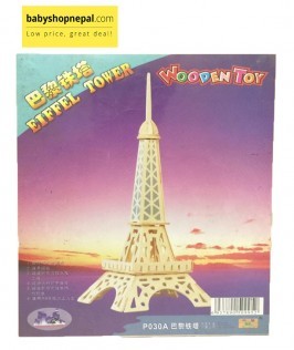 3D Wooden Eiffel Tower Jigsaw Puzzle Toys 1