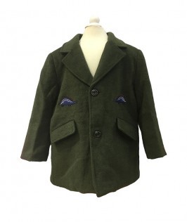 Dark Green Coat For Kid 1