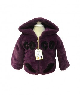 Purple Fur Jacket 1