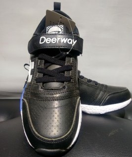 Deerway Black Sport Shoe-1