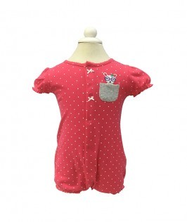  Baby Girl Pink Bodysuit-1