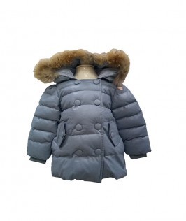 Baby Blue Down Jacket For Kids 1