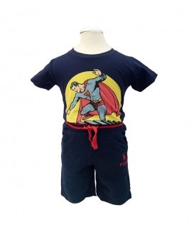 Superman T-shirt With Polo Short 1