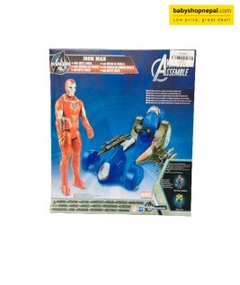 Avengers Assemble Iron Man with Turbo Racer-2