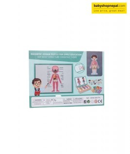 magnetic jigsaw puzzle for early education girl body structure cognitive theme