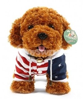 Dogs always brings happiness to people; be it the real ones or the toys ones, they are the best way to make people happy