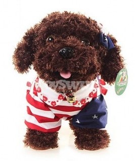 Dogs always brings happiness to people; be it the real ones or the toys ones, they are the best way to make people happy