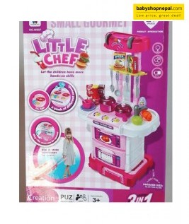 Front side of little chef