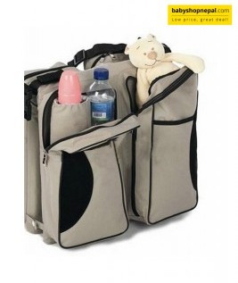 Ganen 3 in 1 Travel Bed, Maternity Bag, and Changing Station -1