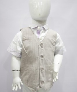 Waist Coat with Attached Shirt-1