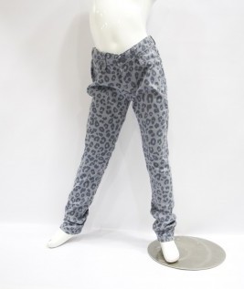 Leopard Print Slim Fit Jeans Pants for Girls 1
