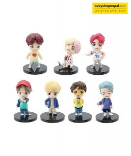 Mini BTS Character Figure Collection.