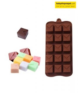 15 Cavity Silicone Molds Jelly Candy Chocolate Truffle Molds Ice Cube Tray  9