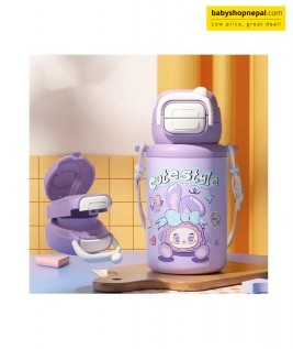 WATER FLASK 500ML &ndash; Korean Style Stainless Steel Vacuum Thermos for Children 5