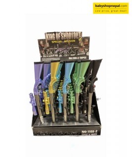 King of Shoutout Rifle Pens, Gun Shape Cool Gel Ink Pens, Sniper Rifle Gel Pen, Stylish Gun Pen With Light for Kids and Adult 7