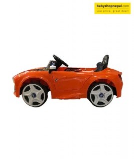 Battery Operated Ride On Car (Orange) 3