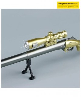 King of Shoutout Rifle Pens, Gun Shape Cool Gel Ink Pens, Sniper Rifle Gel Pen, Stylish Gun Pen With Light for Kids and Adult 10