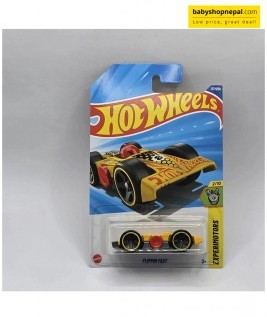 Hot Wheels 2025 FLIPPIN FAST black yellow Long Card-2