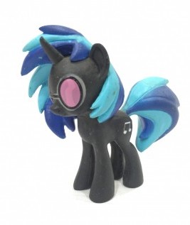 Black, Pink and blue pony(unicorn)