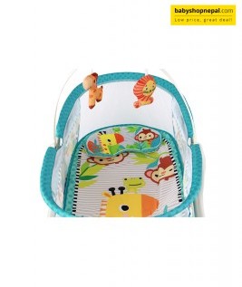 Baby Sleep Peacefully Bassinet, 2 in 1 Baby Rocker and Bassinet  3