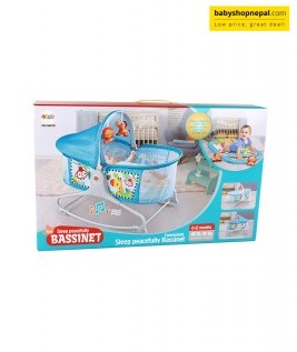 Baby Sleep Peacefully Bassinet, 2 in 1 Baby Rocker and Bassinet  5