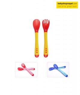 LEBAY Hot Safety Fork And Spoon Set-1