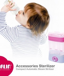 Three Bottles Steam Sterilizer Farlin 2