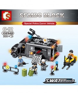 Sembo Blocks Swat Lego 1