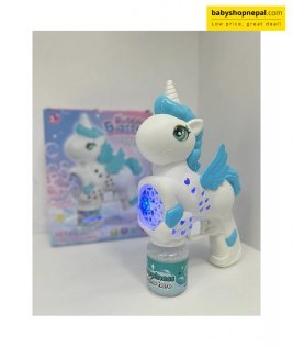 Magical Unicorn Bubble Blaster Sparkle, Shine and Soapy Fun -2