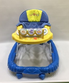 Blue and Yellow Comfy Baby Walker 1