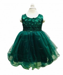 Green Gown For Baby 1