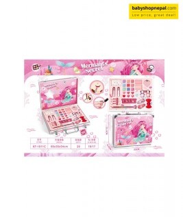 Mermaid Secret Makeup Set for Kids, Mermaid Make Up Case  -2